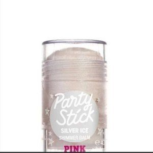 Victoria’s Secret PINK Party Stick SILVER ICE Shimmer balm NEW